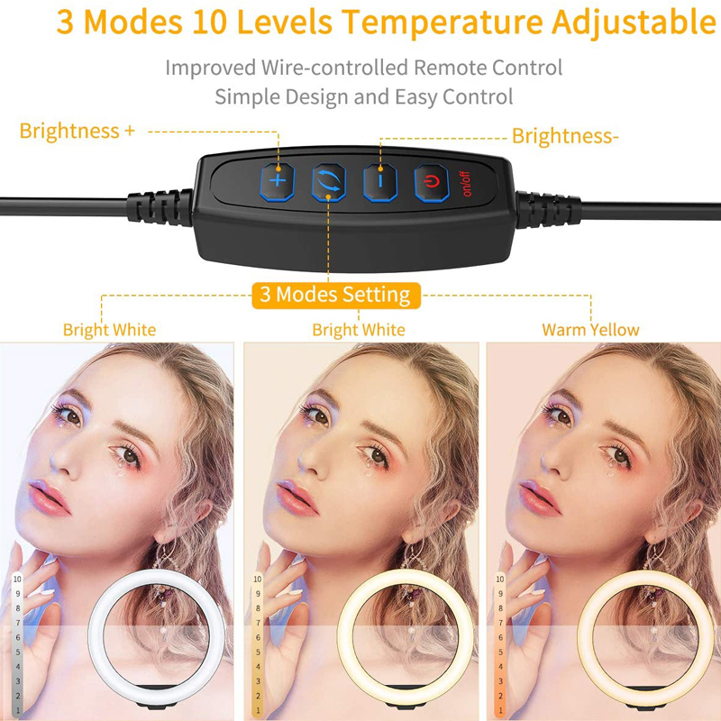 6/10/12 Inch LED Selfie Ring L - огляд і ціна Photography Lighting Tool