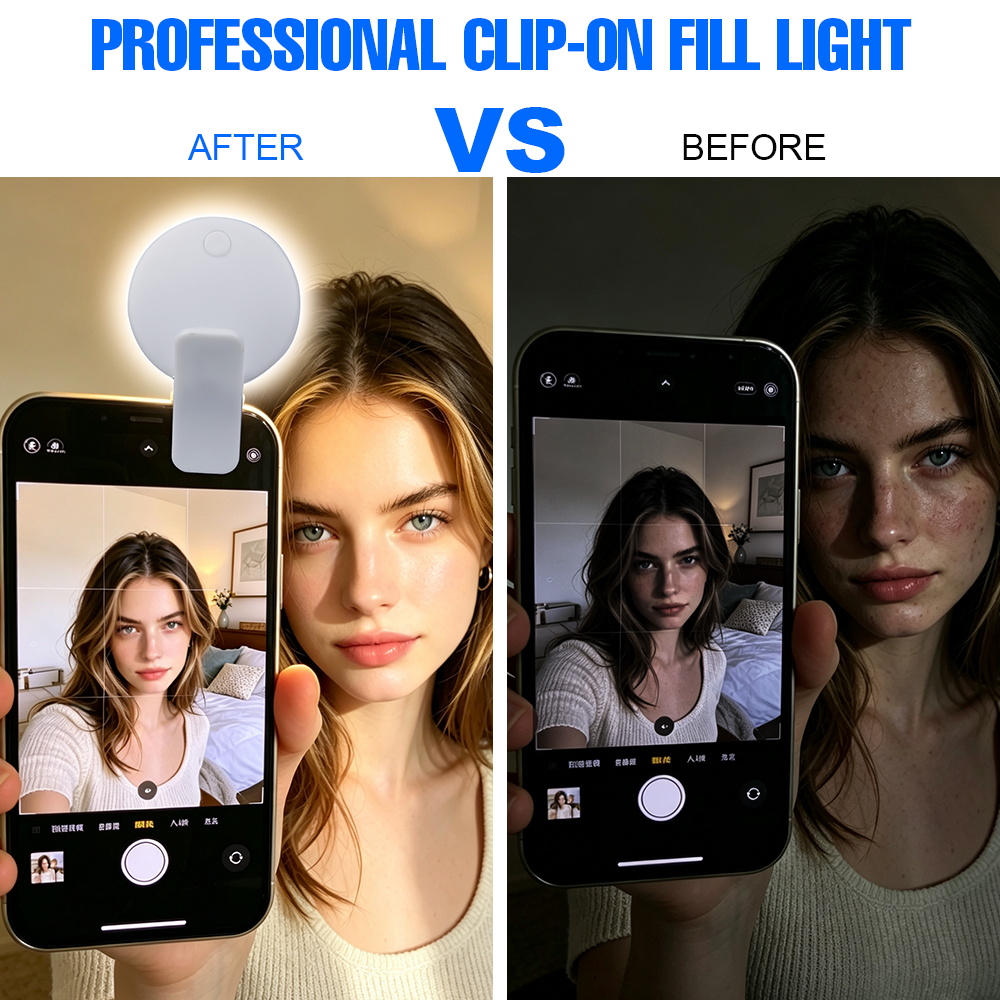 Portable Clip‑on Selfie Fill L - огляд і ціна Photography Lighting Portable