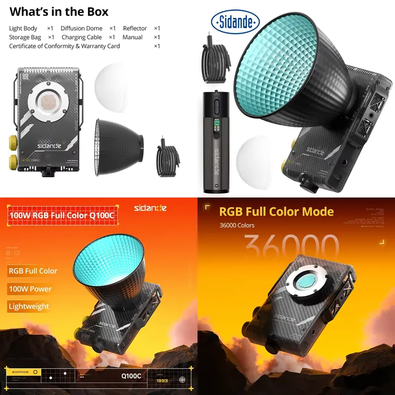 Brand For Sidande Q100C Q100Li - огляд і ціна Photography Lighting Portable