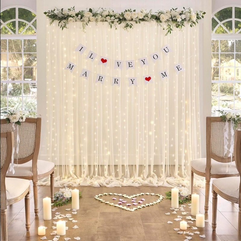 LED Tulle Backdrop Curtains, O - огляд і ціна Photography Lighting Options