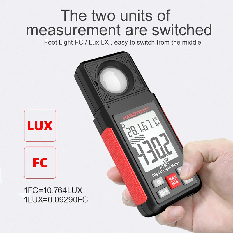 HT603 Digital Lux Meter 0~200, - огляд і ціна Photography Lighting Portable