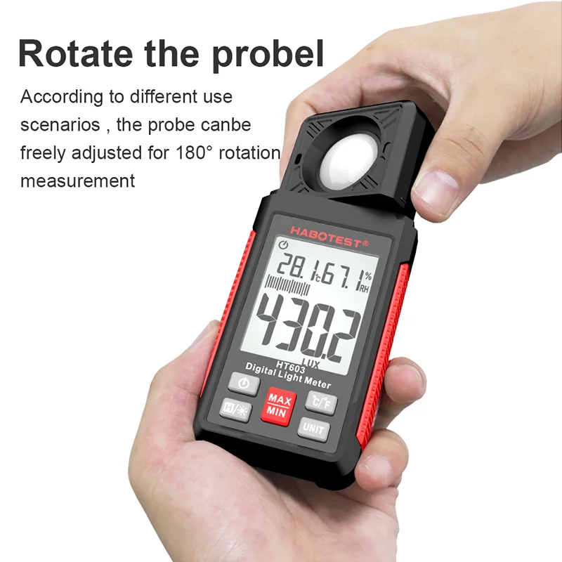 HT603 Digital Lux Meter 0~200, - огляд і ціна Photography Lighting Portable