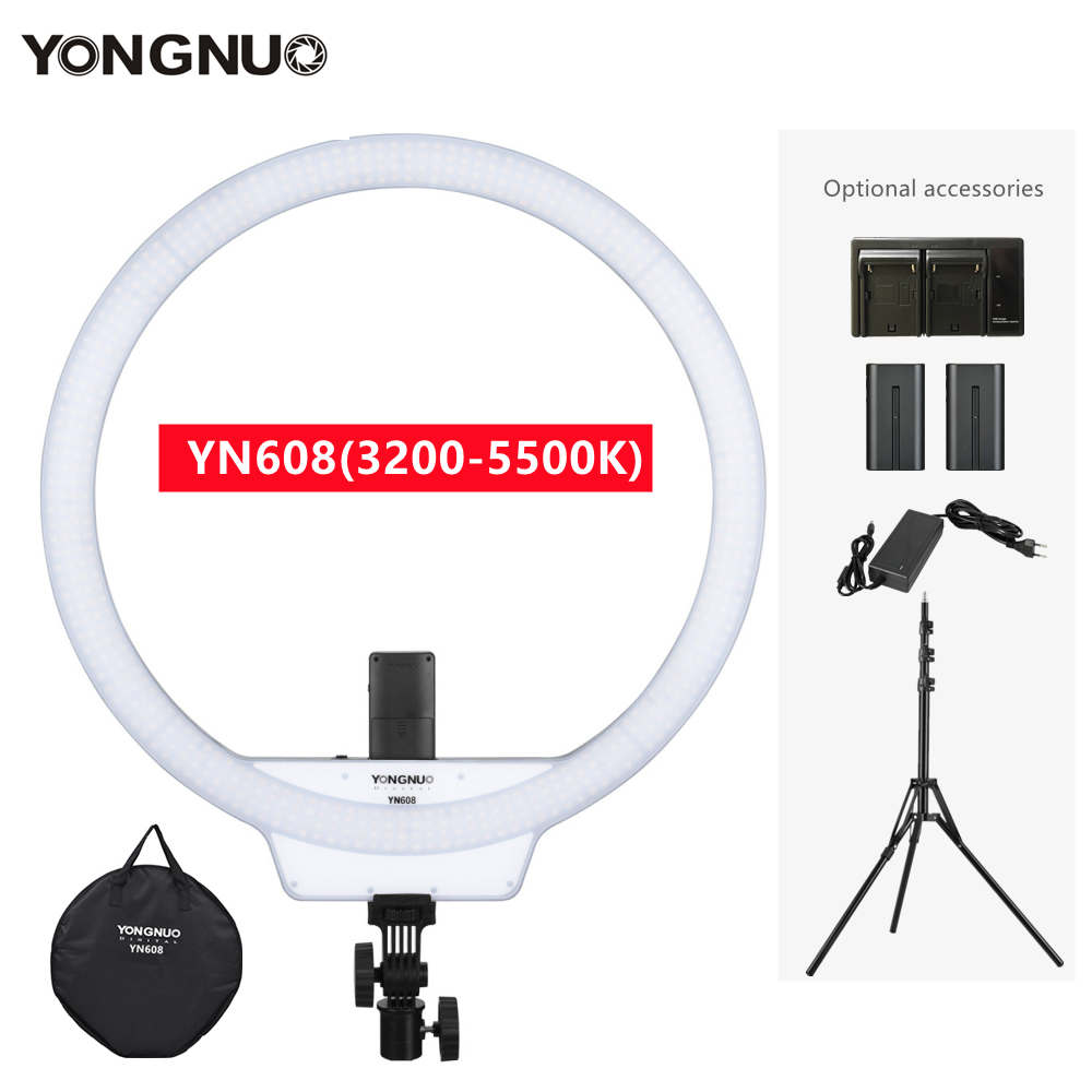 YONGNUO YN608 Studio Ring LED  - огляд і ціна Photography Lighting Options