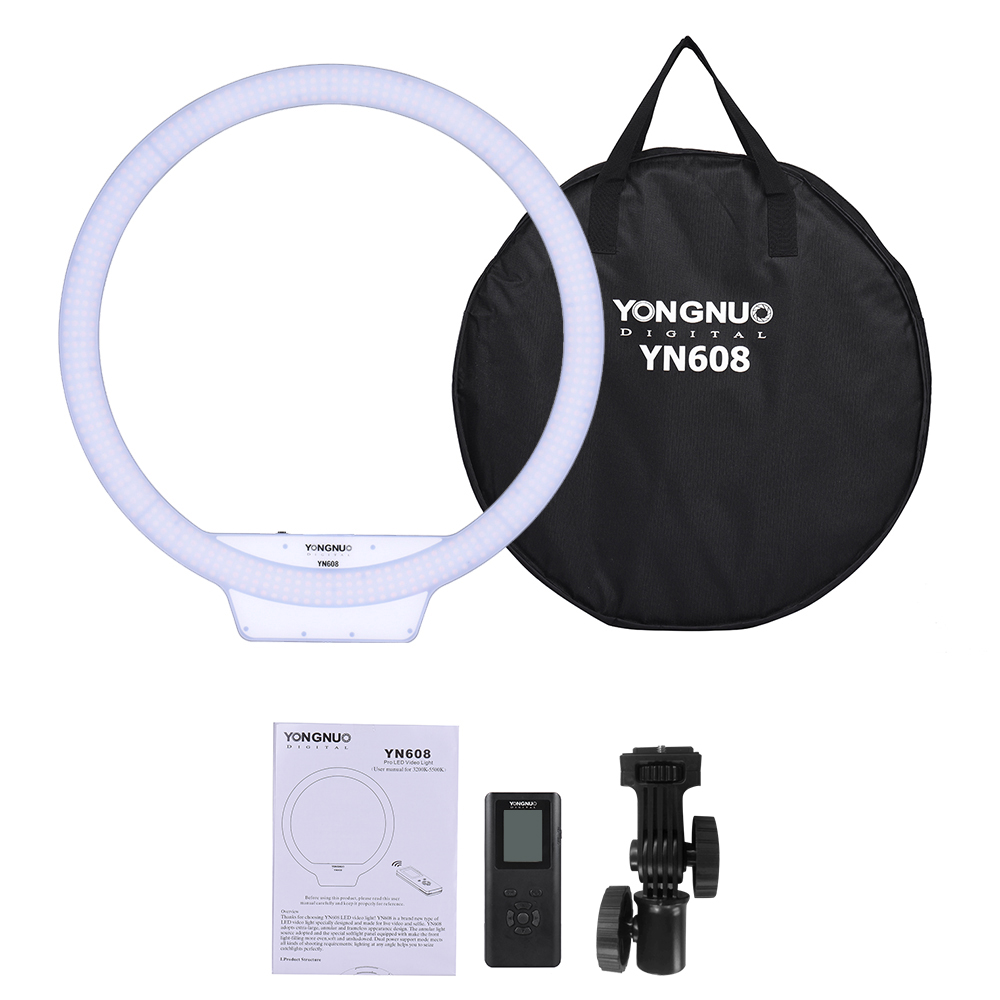 YONGNUO YN608 Studio Ring LED  - огляд і ціна Photography Lighting Options