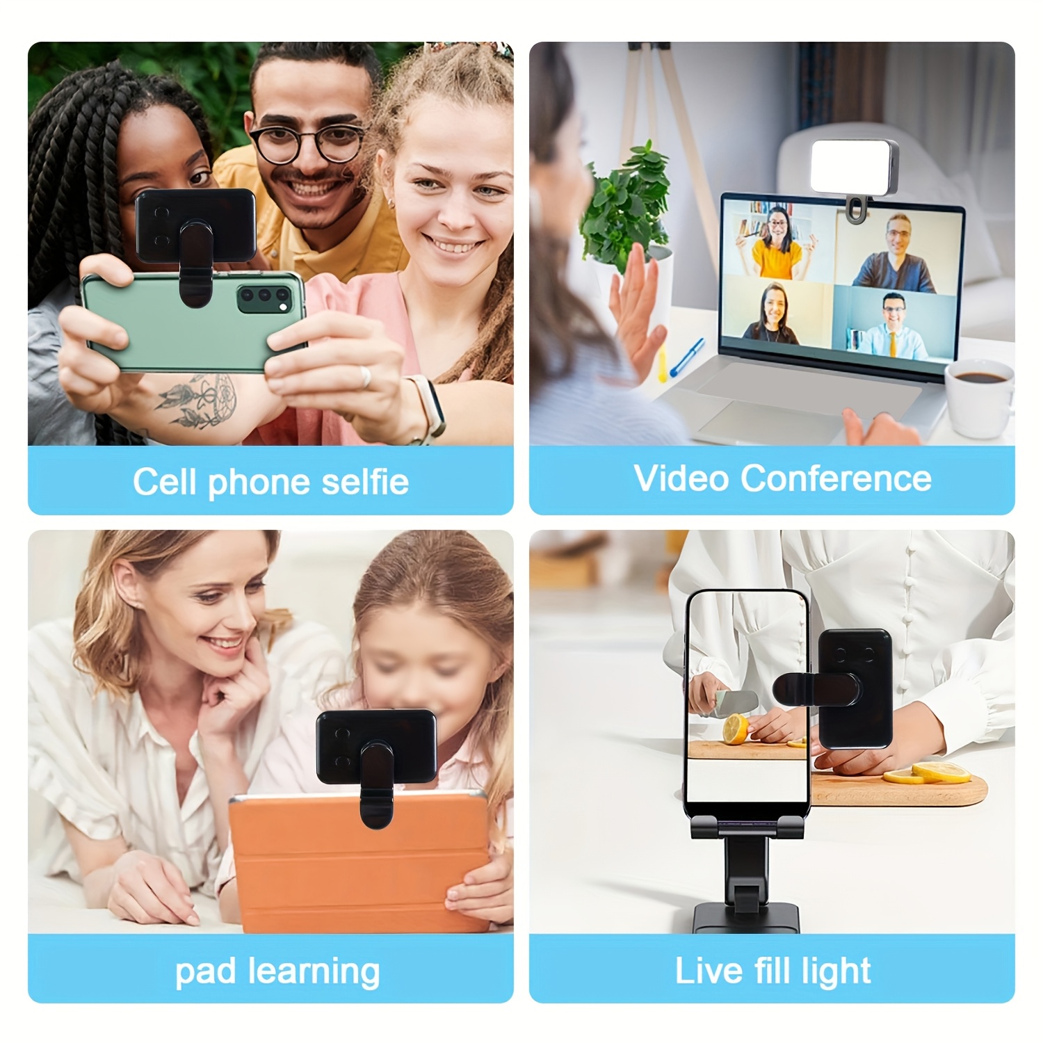 Clip-On Mobile Phone Fill Ligh - огляд і ціна Photography Lighting Options