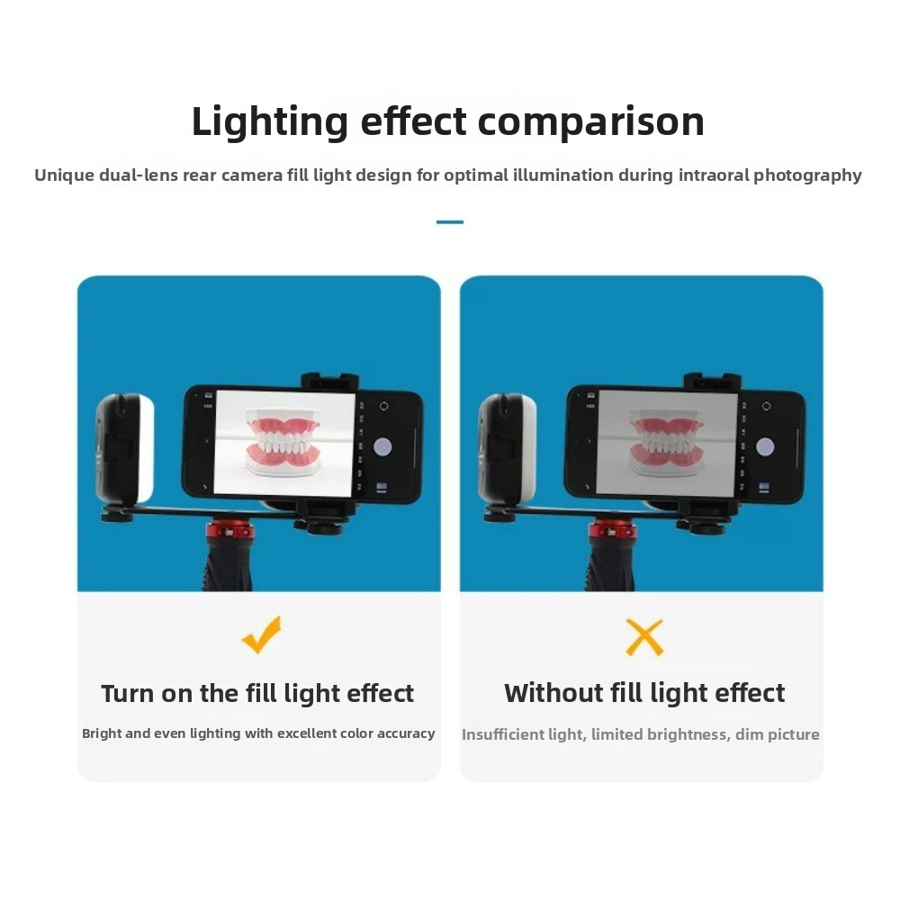 Dental Photography Light, Blue - огляд і ціна Photography Lighting Portable