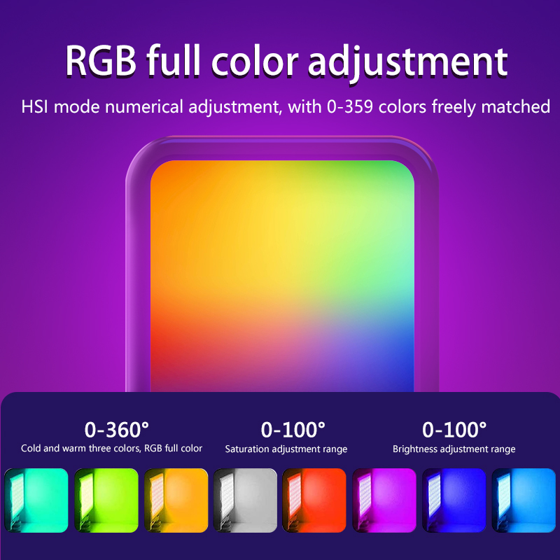 Portable Mini RGB Video Light  - огляд і ціна Photography Lighting Portable