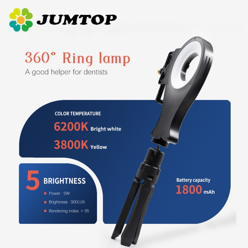 JUMTOP Portable Dental Photogr - огляд і ціна Photography Lighting Portable
